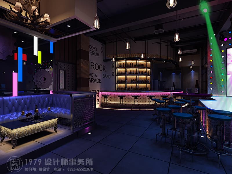 酒吧燈光設(shè)計及吊頂設(shè)計效果圖