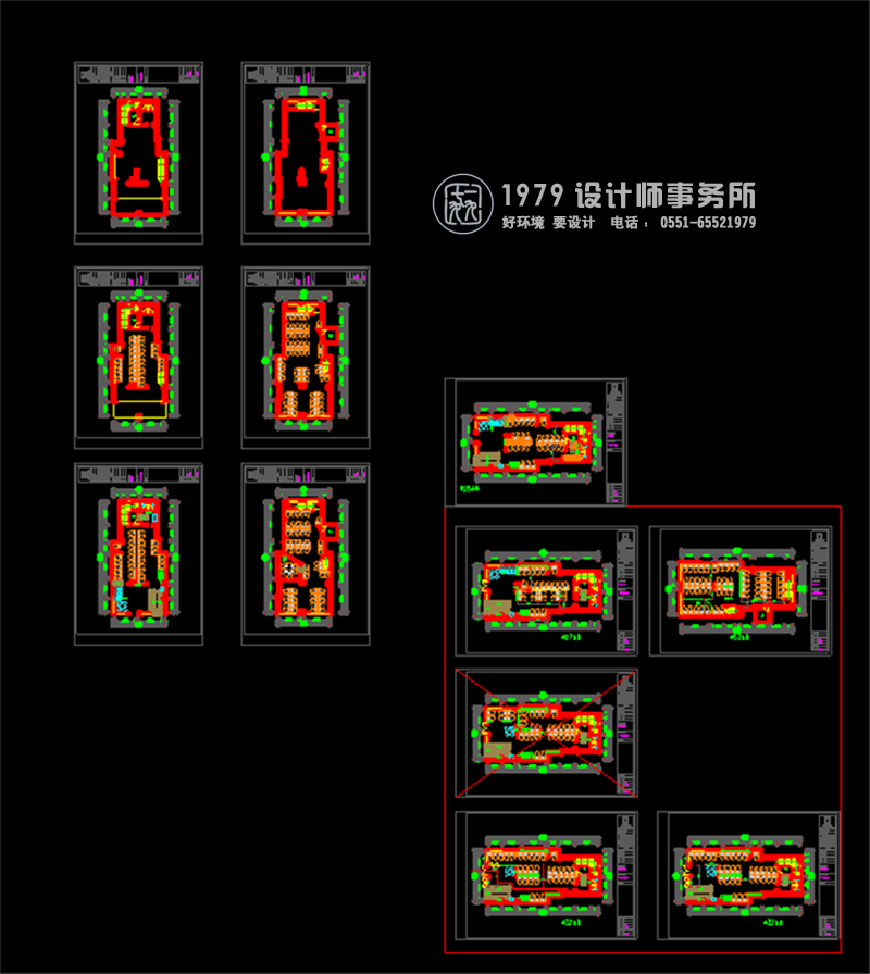合肥瑤海公園避風(fēng)港網(wǎng)咖設(shè)計(jì)平面圖